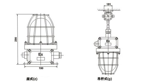 防爆声光报警器
